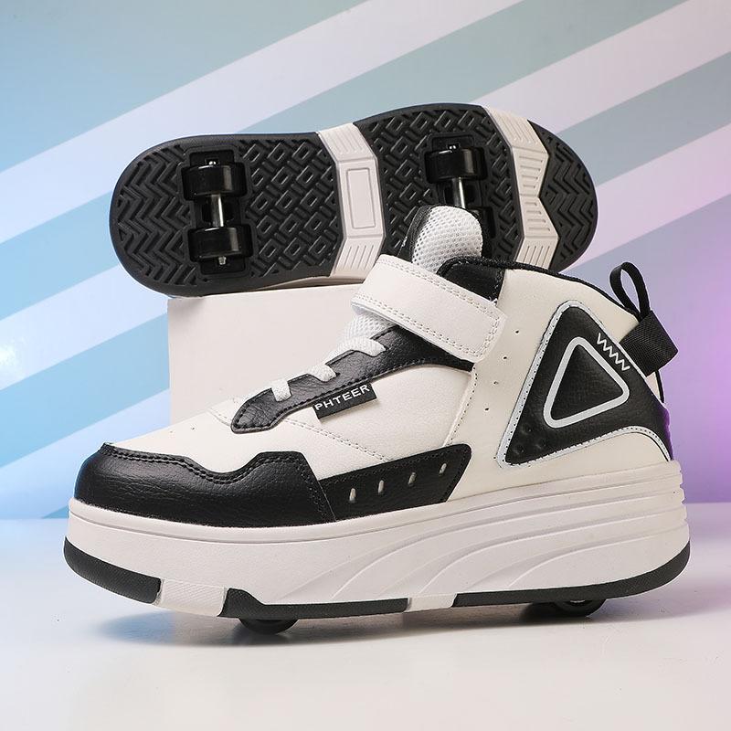 Children's Four-Wheel Inline Skates Double Row Roller Skating Shoes Unisex Kids' Roller Blades Adult Roller Sports Entertainment
