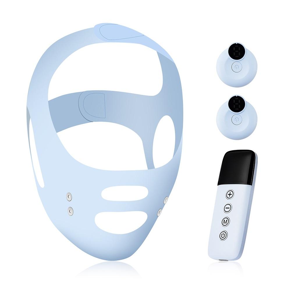 Electric Face Slimming Bandage V Line Face Shaper Chin Cheek Lift Up Belt Cheek Slimmer Facial Massage Strap Edema Removal Mask