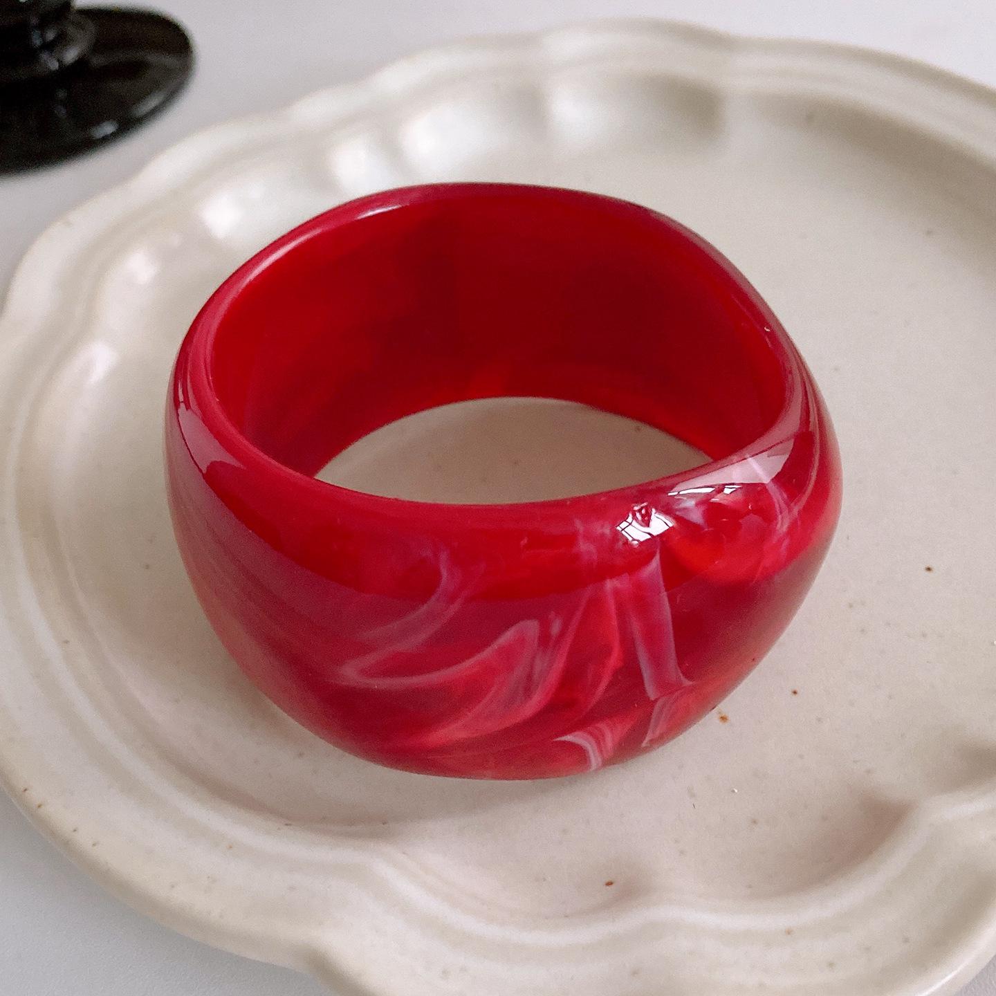 

Европейская и американская мода, высококлассный мраморный акриловый браслет-манжета - женское универсальное украшение для рук