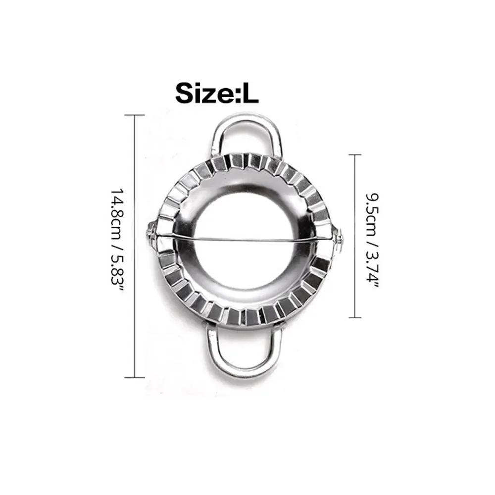 Rustfritt Stål Dumplingmaskin Dumplingdeigform Raviolimaskin Press Paifremstillingspress Innpakningsmaskin Bakverkmaskin Kjøkkentilbehør