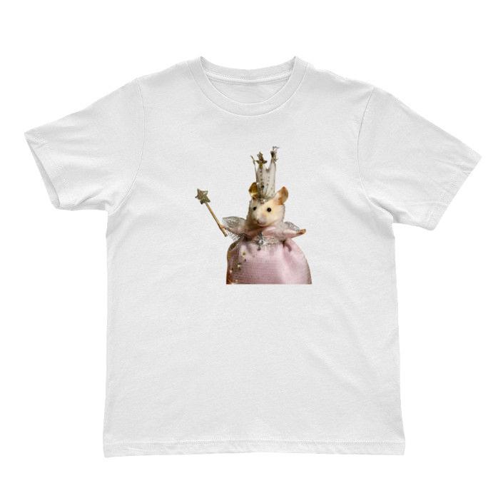 Cute Mouse Princess T-Shirt Funny Animal Graphic Tee Cottagecore Gift XL