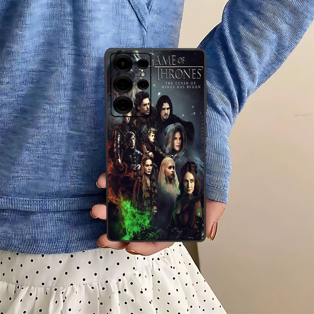 Film G-Game Of T-Thrones Phone Case For Samsung S 24 Fe 25 Ultra Plus 20 Lite 21 30 22 23 24 22 Ultra 5G Fundas
