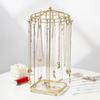 Rotating Jewelry Display Stand Detachable Acrylic Metal Organizers for Necklaces Bracelets Earrings 360 Degree Showcase