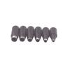 6-Piece Silent Rotary Leather Belt Hole Punch Set with Interchangeable Heads