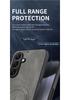 Samsung Galaxy S26/S26 Plus/S26 Ultra Nappa Leather Case with Magnetic and Full Coverage Drop Protection