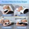 Cervical Pillow Neck Support Ergonomic Side Sleeping Pillow, Suitable for Side Sleepers, Back Sleepers and Stomach Sleepers