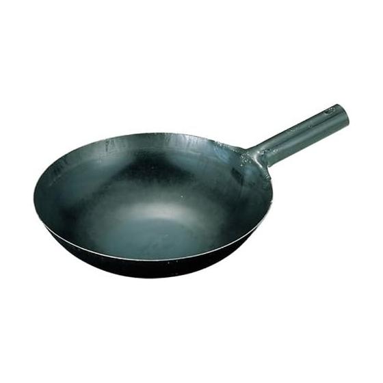 Yamada iron hammered Chinese one-handed pot 24cm (thickness 1.6mm)