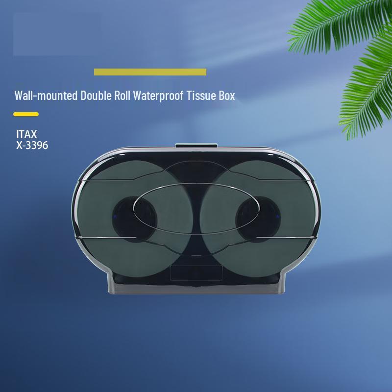 CMAOS Waterproof Double Roll Wall-Mounted Tissue Dispenser