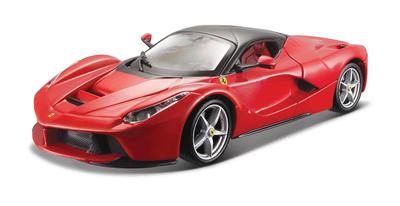 Bburago Měřítko Ferrari LaFerrari Červené Závodní Sportovní Auto Odlévaný Model Auta 1/24 / 18-26001