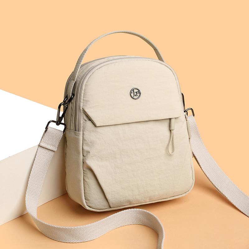 Women's Solid Color Handbag Nylon Shoulder Bag