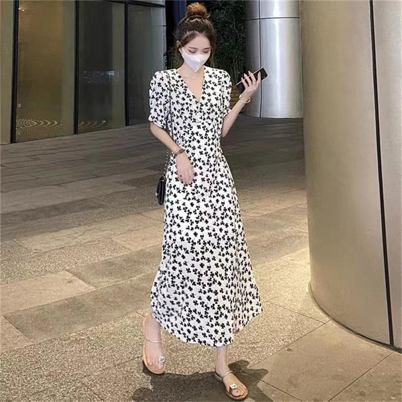 

Элегантное облегающее сексуальное женское платье 2022, летние шифоновые платья с короткими рукавами, женский халат Femme Ladies Vestidos Mujer