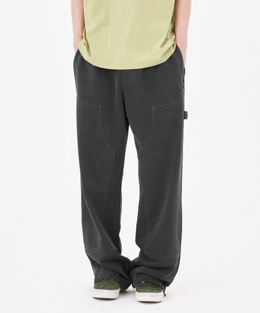 MARK GONZALES Distressed Pigment Sweatpants - Black