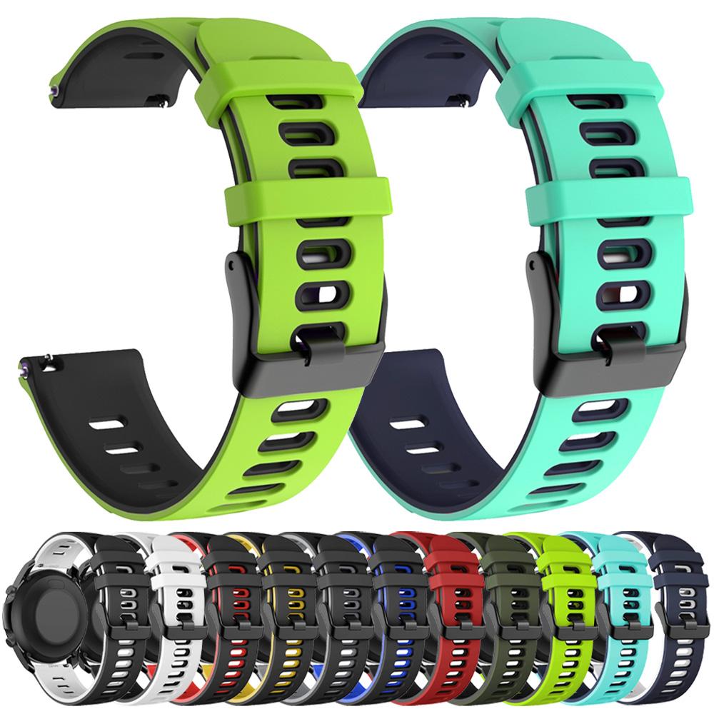 Sports Silicone Strap For TicWatch Pro 3 Ultra Watch Band GPS/LTE For Ticwatch GTX S2 E2 E3 GTH/GTW Bracelet 20mm 22mm Watchband