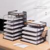 Stackable File Shelves Detachable File Storage Tray Shelf Multi-Tier Document Holder  Office