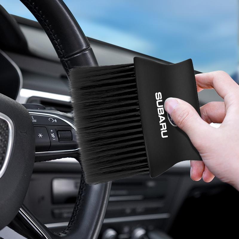 1Pcs Car Dedusting Brush Air Outlet Cleaning Brush Car Accessories For Subaru Forester impreza Outback Legacy Tribecacar WRC XV Car Accessories