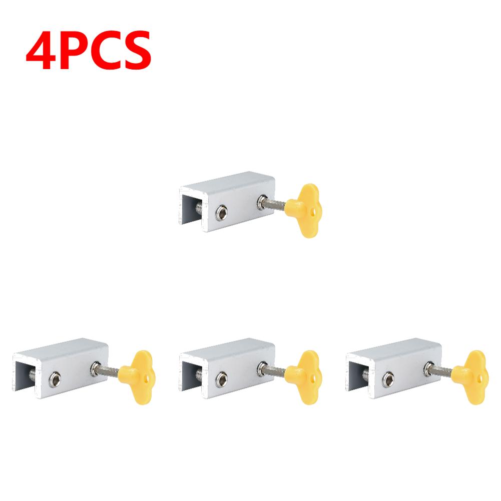 1-10 SZT Blokada Okna Przesuwnego Stoper Zabezpieczający Drzwi Antykradzieżowy Bez Montażu Stopery ze Stopu Aluminium Zamki Bezpieczeństwa dla Dzieci Zwierząt