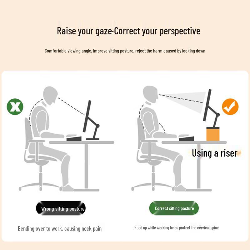 Befon Monitor Riser with Storage