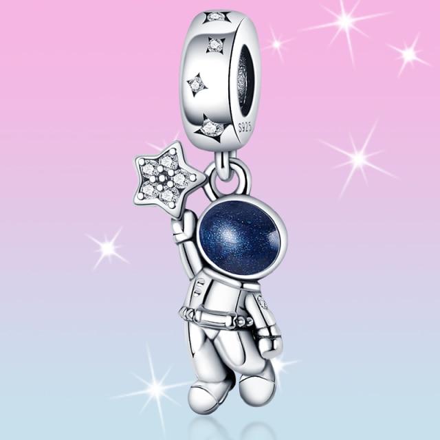 Plata Charms Of Ley 925 Silver Air Balloon Beads Charms Fit 925 Original Bracelets Pulseira Jewelry Diy  New
