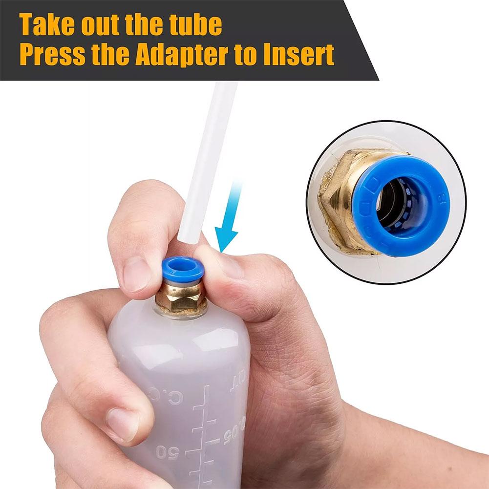 Car Oil Fluid Extractor Auto Oil Change Syringe With Hose Manual Fuel Suction & Filler Fluid Oil Change Evacuator Pump 200/500cc