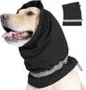 Adjustable Dog Head Cover Dog Neck Warmer Rainproof Dog No Shake Head Wrap Fireworks Pet Grooming Headband Pet Neck Gaiter