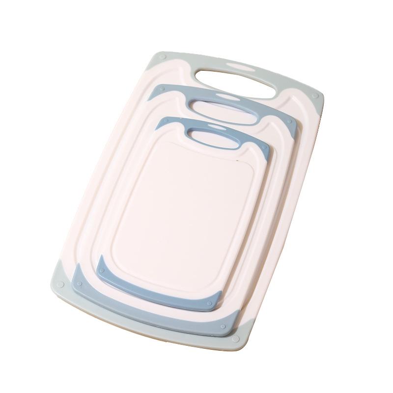 Non-slip Plastic Cutting Board Set - Home Kitchen & Baby Food Prep, 3 Pieces