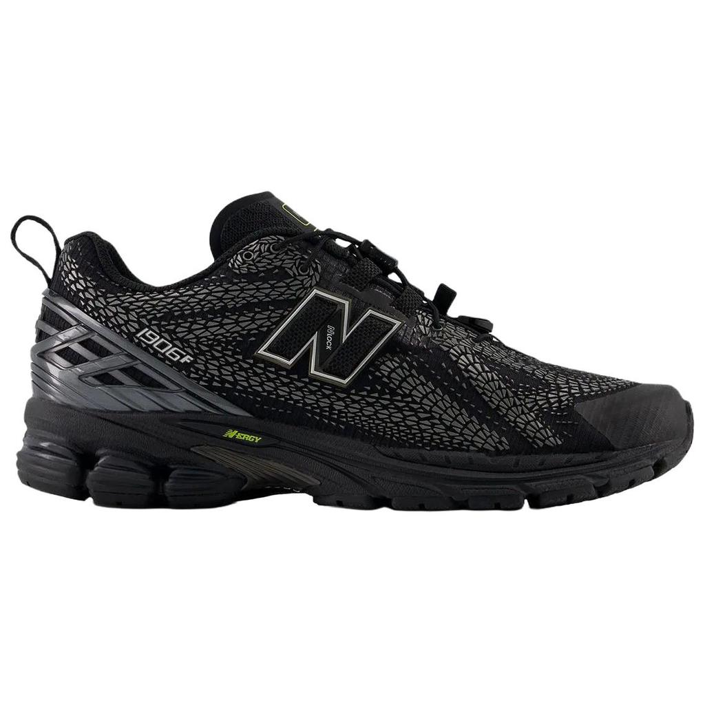 New Balance 1906R Black White Alkaline Green Unisex Sneakers Grey Black-With-Nb-103-White-And-Alkaline-Green U19068PN