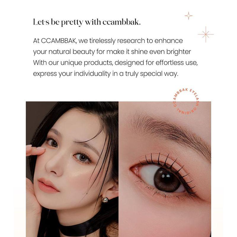 Ccam bbak - Original Dichte Wimpern 4 Punkte - 3 Arten