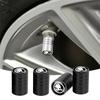 blcr1 4Pcs Car Wheel Tire Valve Stem Cap Auto Accessories For Skoda Kodiaq Octavia Enyaq Kamiq Scala Rapid Superb Karoq Vision RS Yeti
