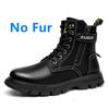 Brand Autumn Winter Men Genuine Leather Boots Casual Motorcycle Boots Men Outdoor Military Ankle Boots Side Zipper Snow Shoes