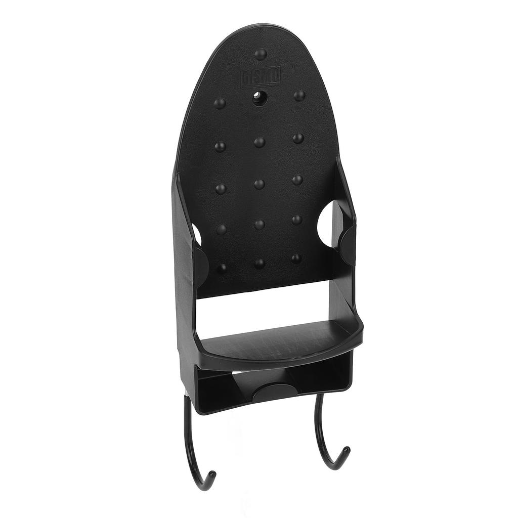 Electric Iron Holder Heat Resistant 2 In 1 Wall Mounted Iron Board Rack with Hook for Home