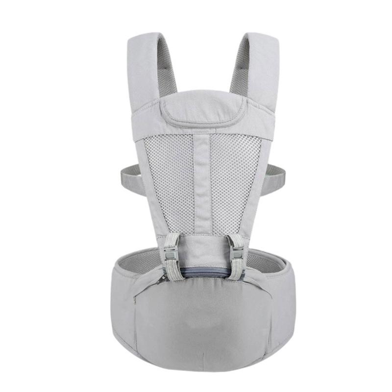 Atmungsaktives Babytragesystem Umrüstbar in Vorwärtsrichtung Sichere Schnallen Breite Schultergurte für 0-3 Jahre