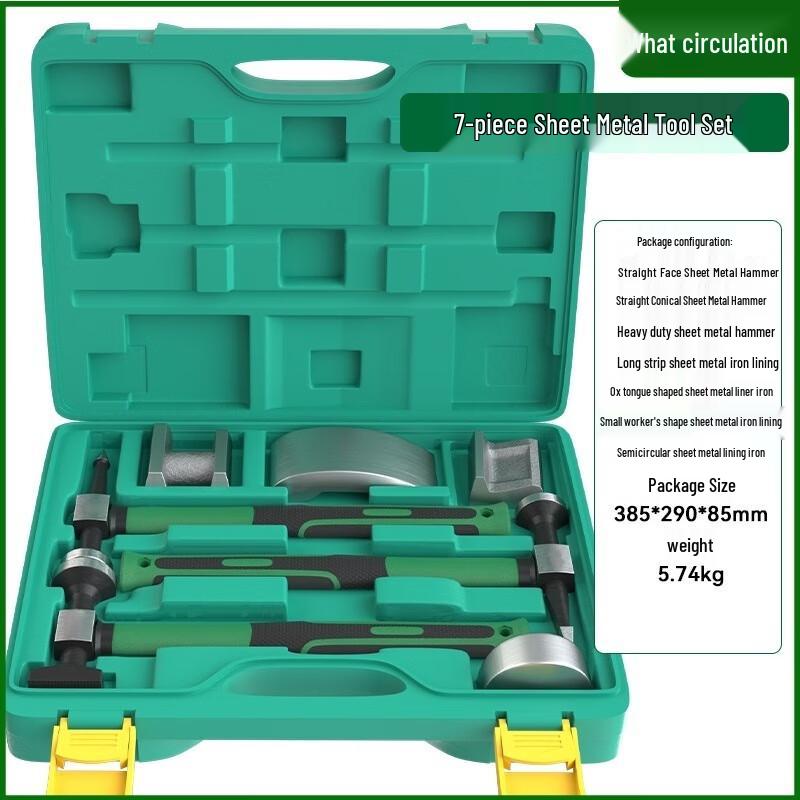 Professional 7-Piece Auto Body Repair Hammer Set