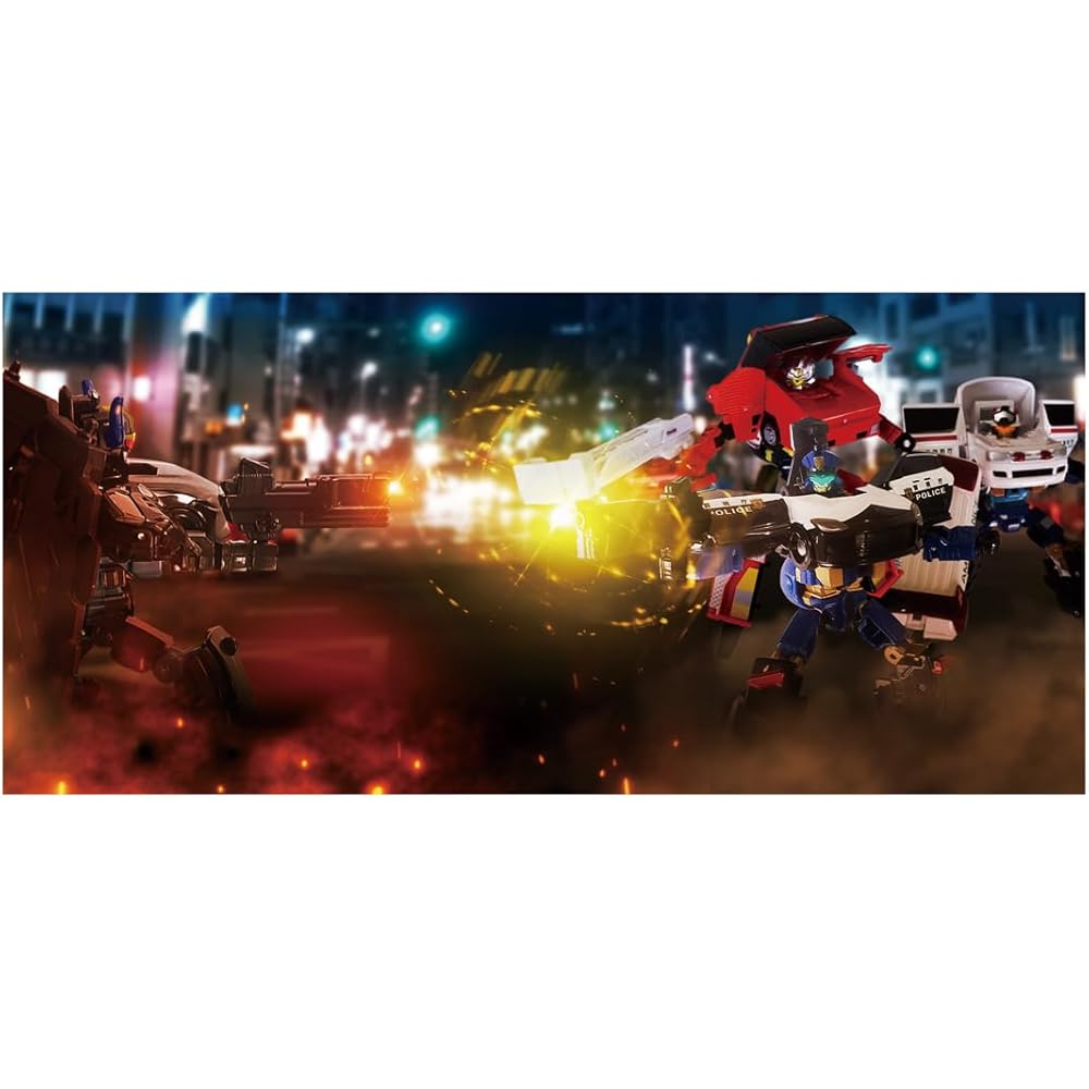 Takara Tomy Tomica Job Labor Police Fire Emergency DX Entry Set Toy Mini Cars for Ages 3 and Up