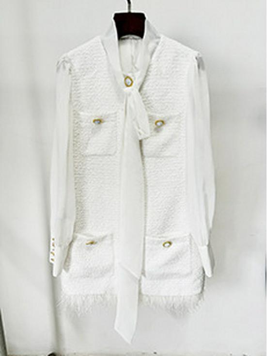 Spring/Summer 2025 European & American Star Fashion Beaded Diamond Long Sleeve Slim Lace Dress