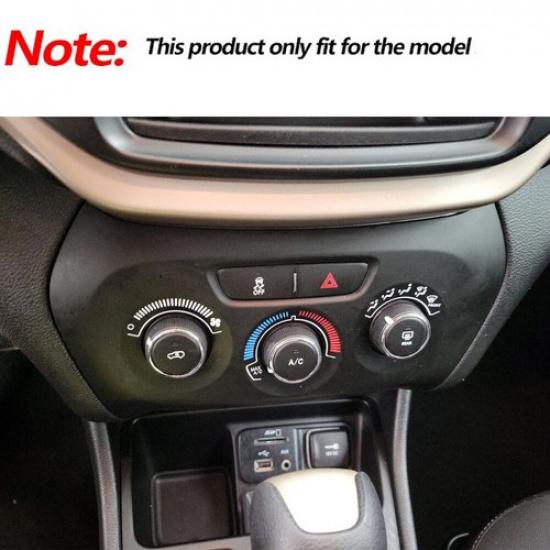 For 14-20 Jeep Grand Cherokee Radio/screen Volume control Switch Knob Trim Cover