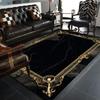 Black Decoration Home Carpet Living Room Luxury Large Area Rugs Bedroom Decor Bedside Floor Mat Hall Sofa Side Rug Tapis Salon