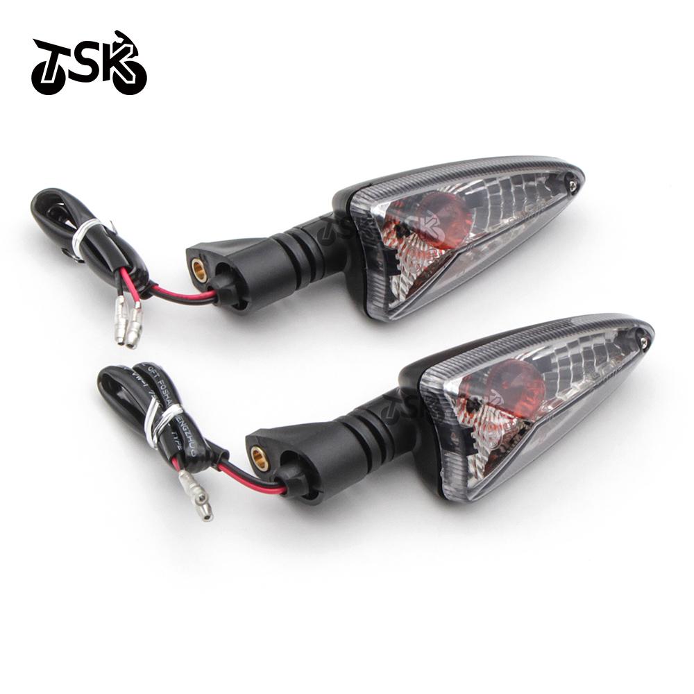 1 Pair Smoke or Clear Motorcycle Turn Signal Light Lamp Indicator For Triumph Daytona 675R 2011-2015 Tiger 800XC 2011-2015