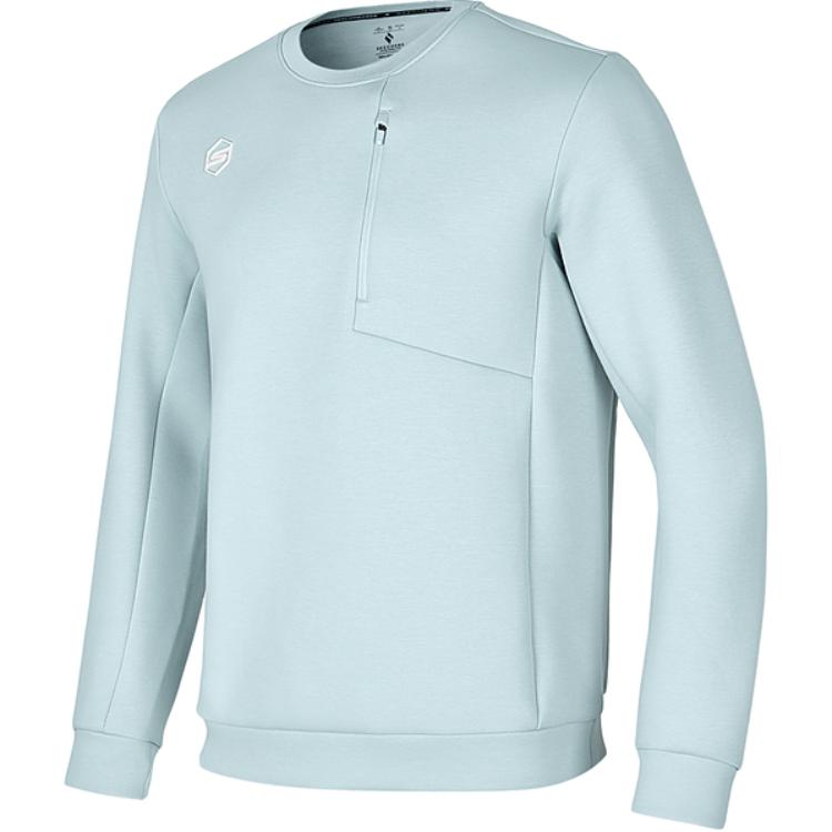 Skechers Goknit Crew Neck Knitted Pullover Sweatshirt Men sweatshirt Pearl-Blue P424M008-01MZ M
