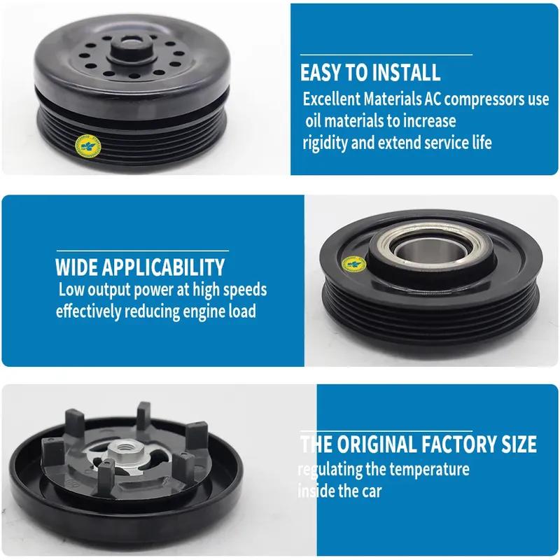 FMM 5SL12C A/C AC Compressor Clutch Pulley for VAUXHALL OPEL CORSA D 1.0 1.2 1.4 6854091 55701200 93190812 6854102 DCP20021