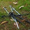 Outdoor Canopy Tent Steel Ground Nails, Thickened & Lengthened, 30CM, Black Snow Accessories.