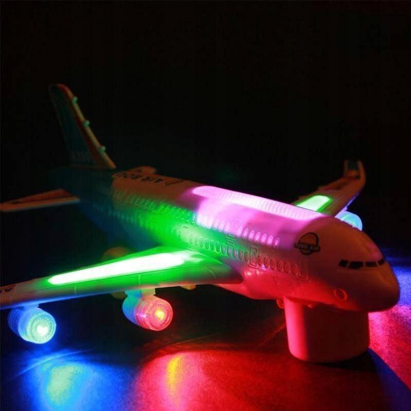 Large Passenger Airplane A380 Drives Sound 22Cm