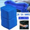 20/50/100PCS Microfiber Car Cleaning Towel Soft Drying Cloth Hemming Water Suction Automobile Home Washing Duster Towel