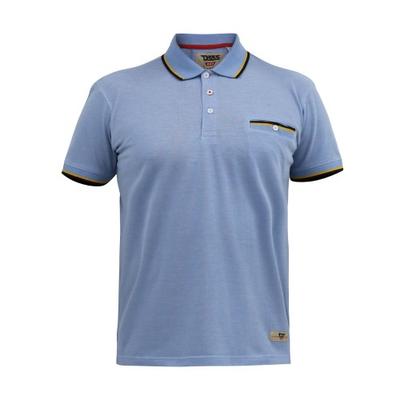 Mens D555 Talbot Pique Jacquard Kingsize Polo Shirt