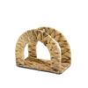Decorative Straw Tissue Dispenser Handmade Desktop Napkin Organizer Woven Napkin Holder  Family