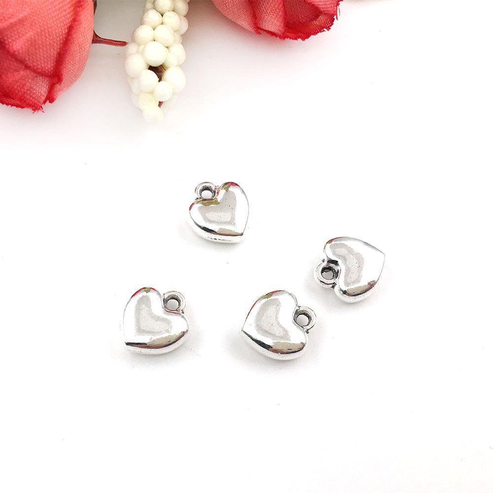 

DIY Alloy Jewelry Heart Cutout Pendant Necklace Earrings Bracelet Accessories