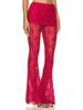 2025 European & American Summer High Waist Lace Flare Pants