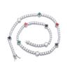 Women's Tennis Bracelet cz Necklace Elegant Clavicle Chain Winter New Jewelry Luxury Fashion Sweater Chain Wedding Party Gift
