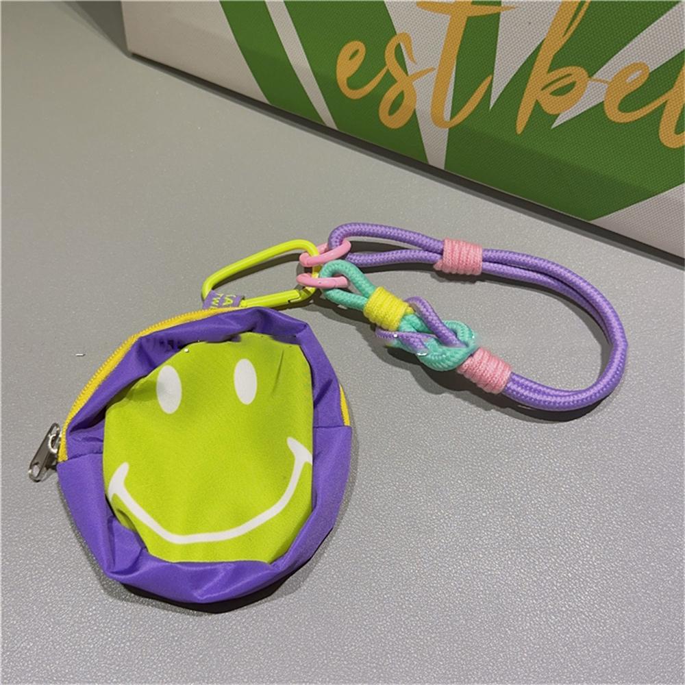 Korean Cute Cartoon Funny Triangle Coin Purse Phone Short Lanyard Strap Phone Bracelet Anti-Lost Lanyard Jewelry Girl Woman