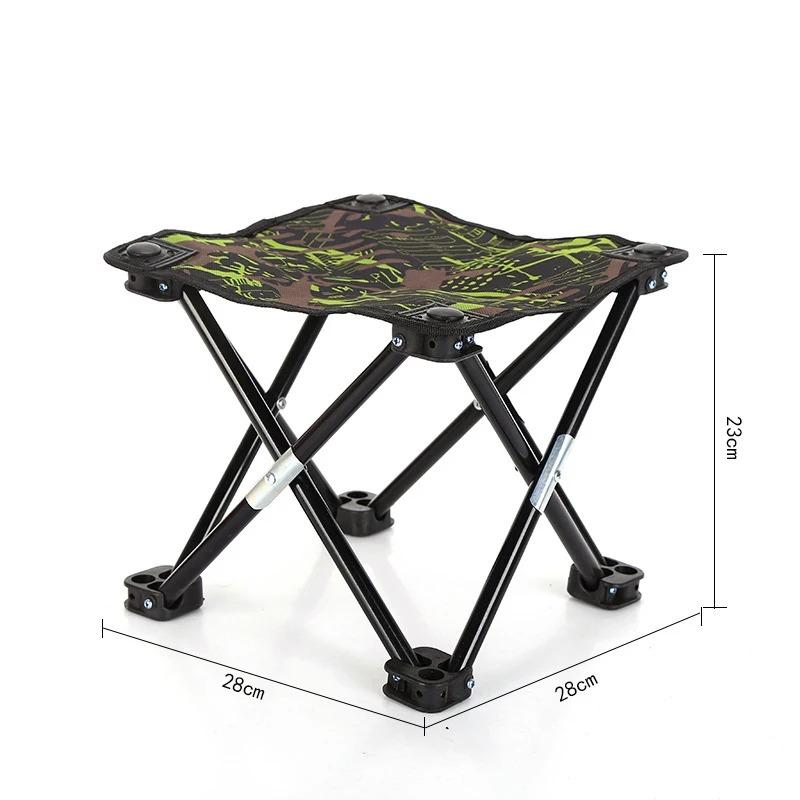 Outdoor Portable Metal Folding Chair Ultralight Fishing Picnic Stool Beach Chair Camping Gear Leisure Chairs.