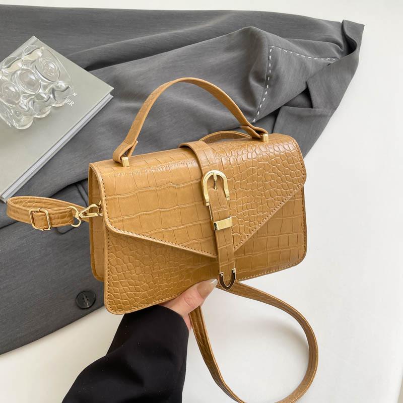 Fashion Trend Bag Women's 2025 Spring New Fashion Simple One Shoulder Crossbody Casual Portable Small Square Bag